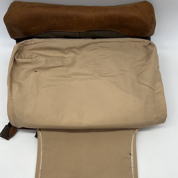 The Territory Ahead Canvas and Leather Shoulder Bag Brown/Tan - Picture 11 of 16